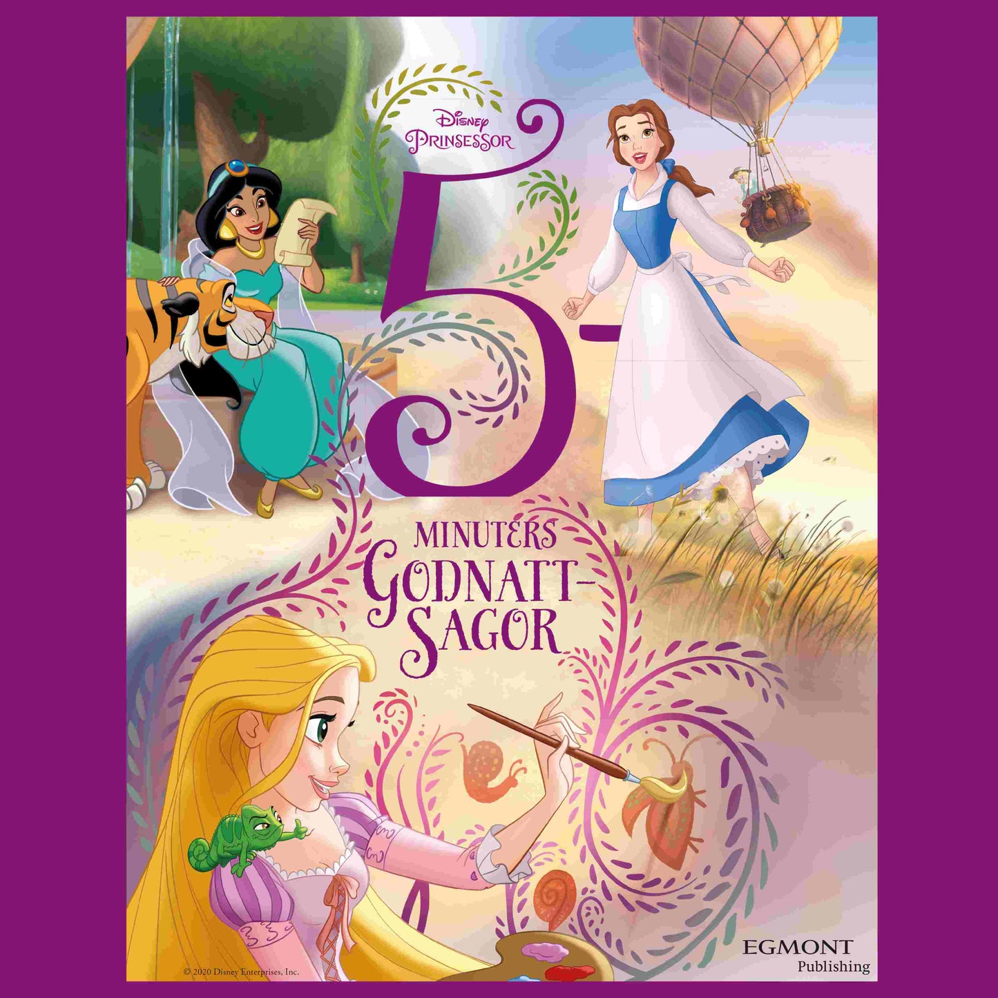5 minuters godnattsagor. Disney prinsessor – Ljudbok
