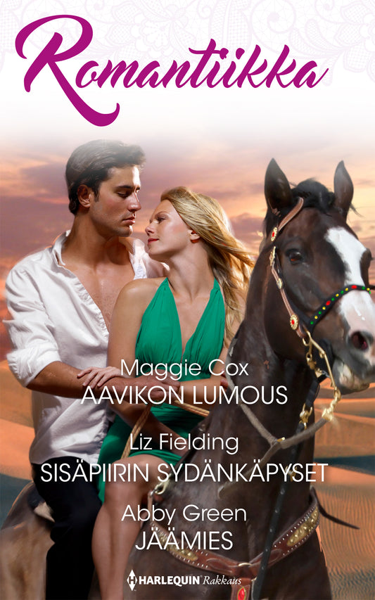 Aavikon lumous / Sisäpiirin sydänkäpyset / Jäämies – E-bok