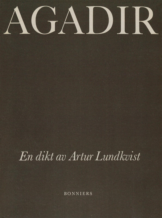 Agadir : en dikt – E-bok