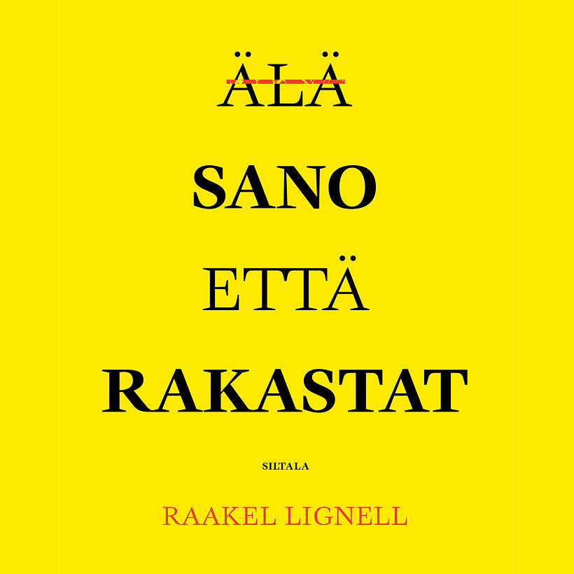 Älä sano että rakastat – Ljudbok