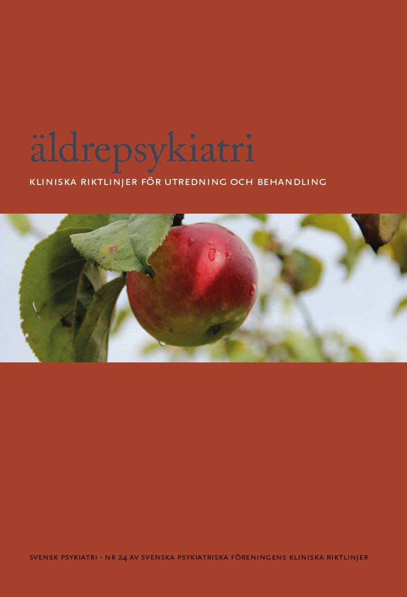 Äldrepsykiatri : kliniska riktlinjer för utredning och behandling – E-bok
