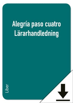 Alegría paso cuatro Lärarhandledning (nedladdningsbar)