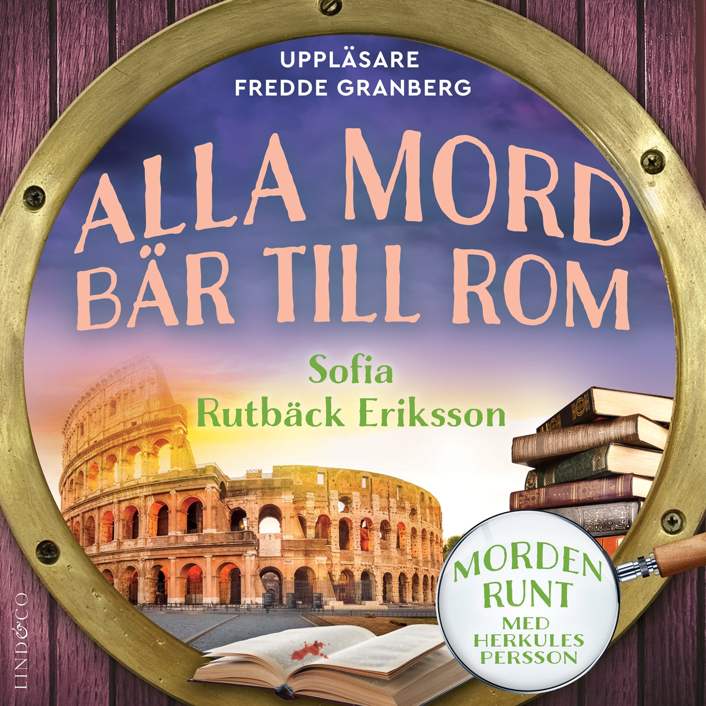 Alla mord bär till Rom – Ljudbok