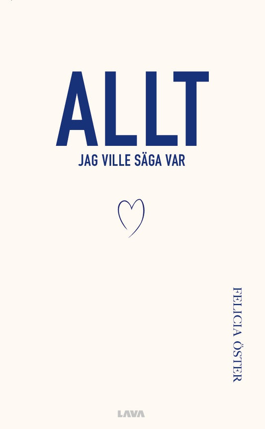 Allt jag ville säga var – E-bok