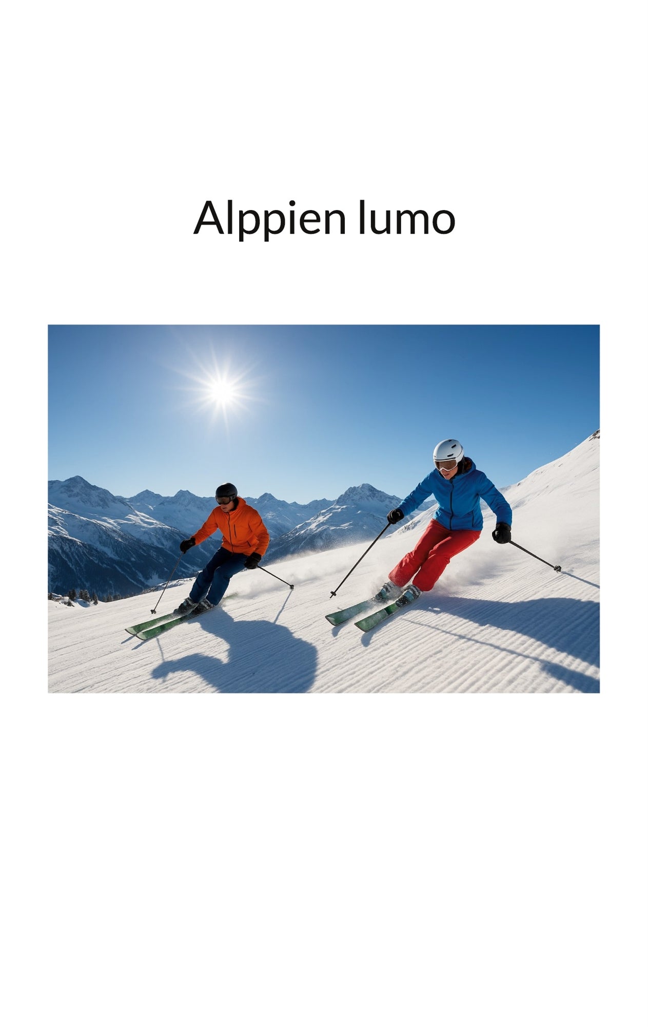 Alppien lumo – E-bok