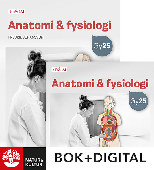 Anatomi & fysiologi nivå 1a1 Paket Bok+Digital