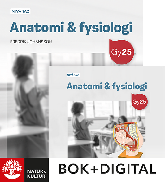 Anatomi & fysiologi nivå 1a2 Paket Bok+Digital