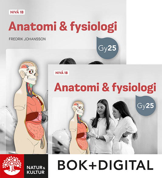 Anatomi & fysiologi nivå 1b Paket Bok+Digital