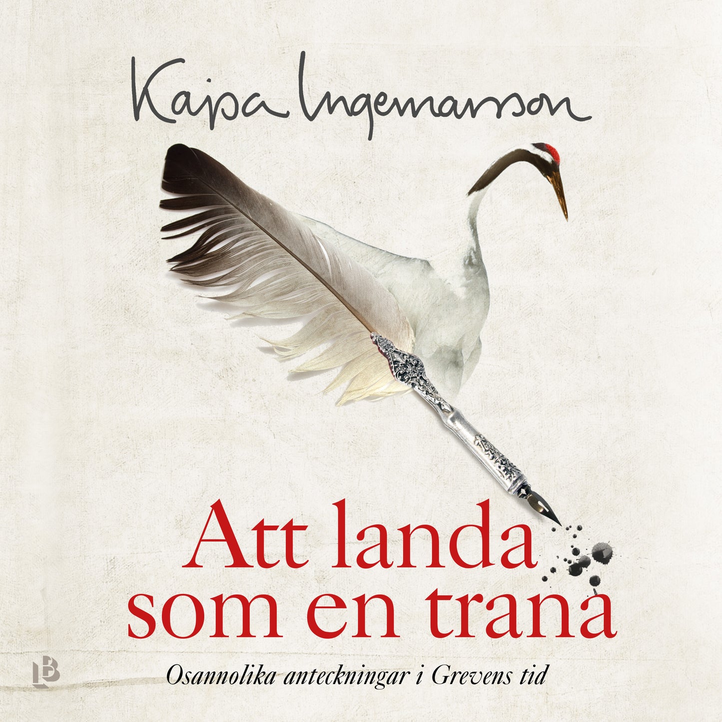 Att landa som en trana – Ljudbok