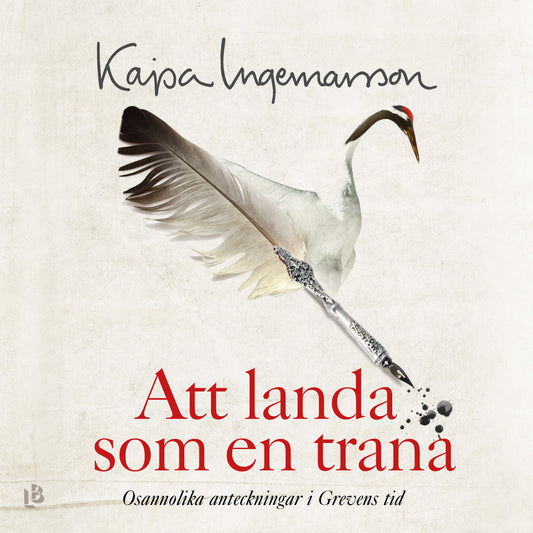 Att landa som en trana – Ljudbok