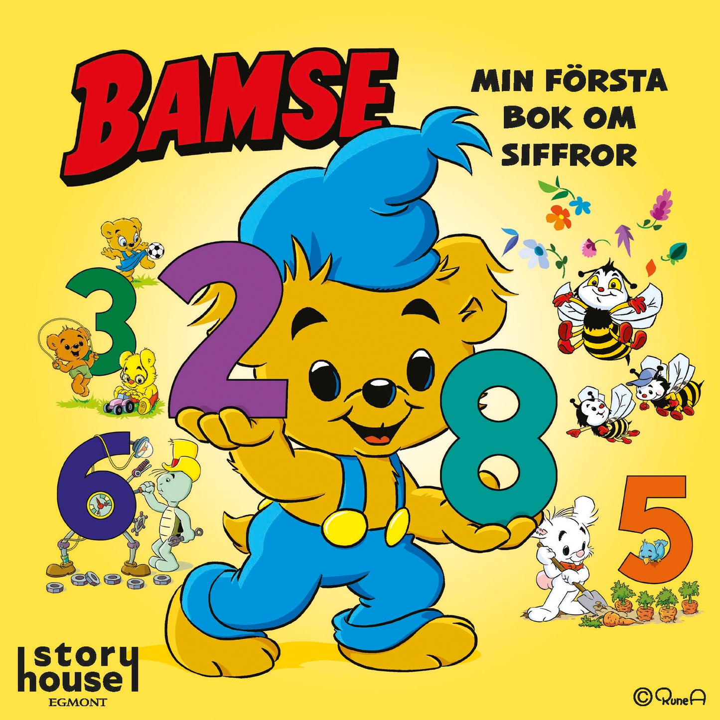 Bamse. Min första bok om siffror – E-bok