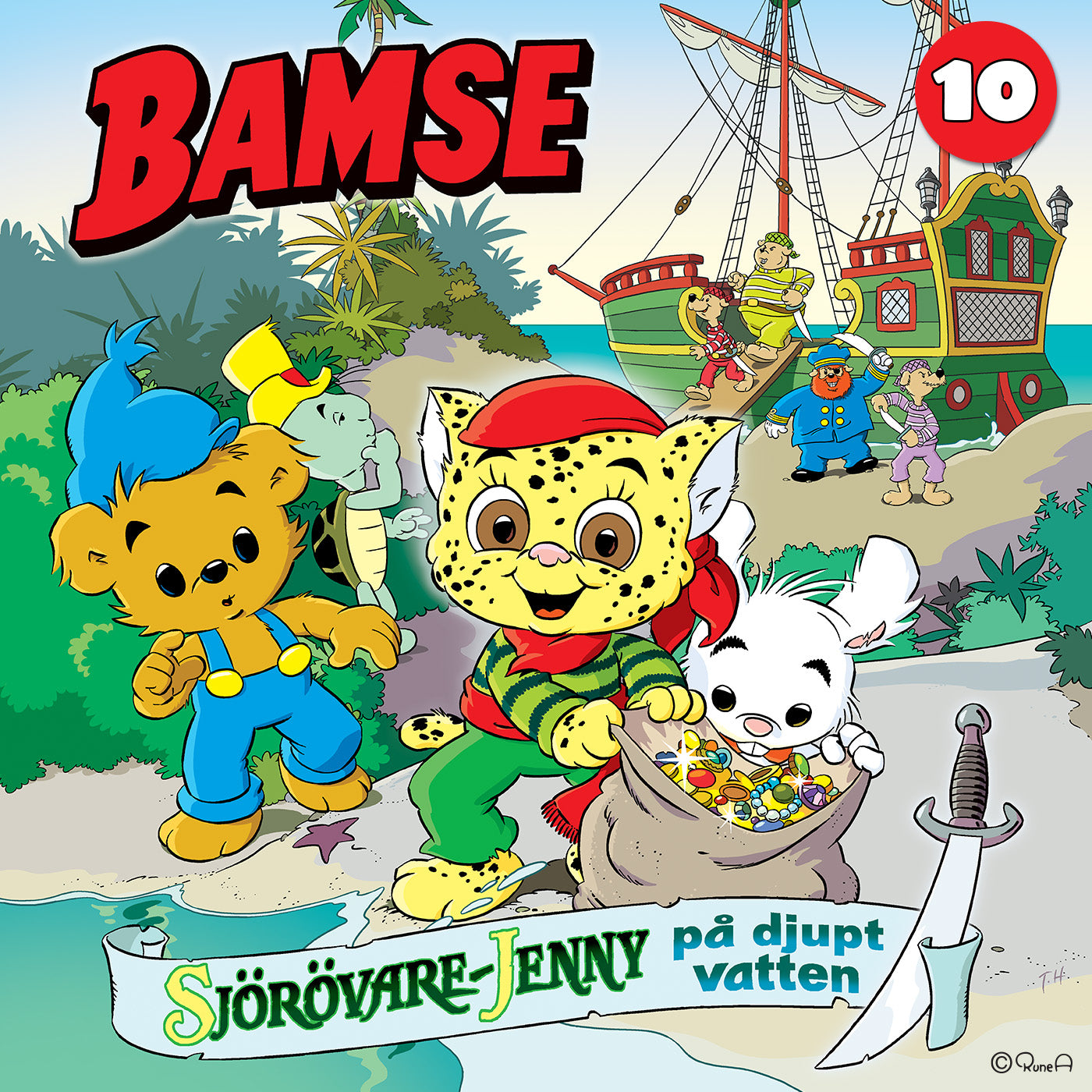 Bamse -  Sjörövare-Jenny på djupt vatten del 10 – Ljudbok