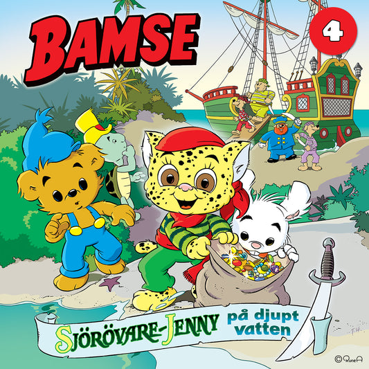 Bamse -  Sjörövare-Jenny på djupt vatten del 4 – Ljudbok