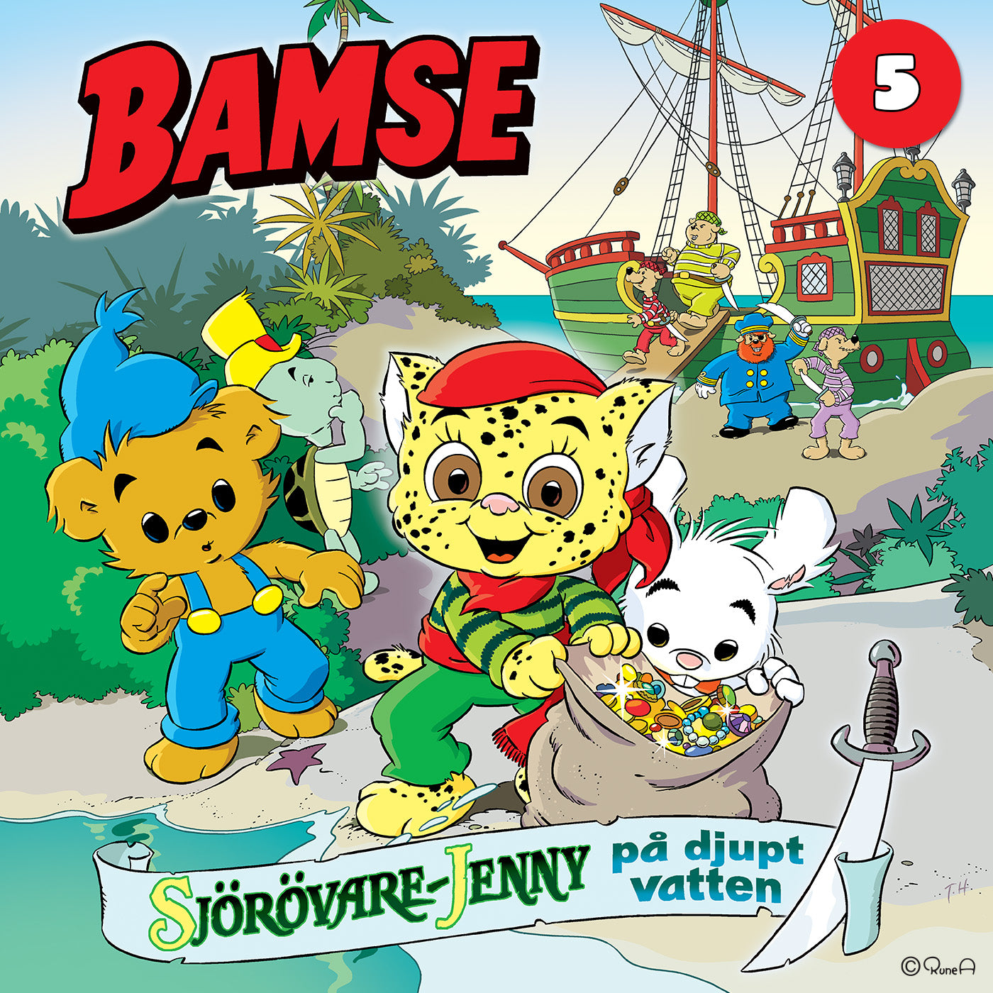 Bamse -  Sjörövare-Jenny på djupt vatten del 5 – Ljudbok