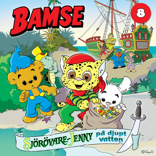 Bamse -  Sjörövare-Jenny på djupt vatten del 8 – Ljudbok