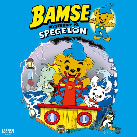 Bamse och mysteriet på spegelön – Ljudbok