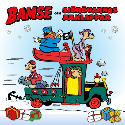 Bamse och sjörövarnas julklappar – Ljudbok