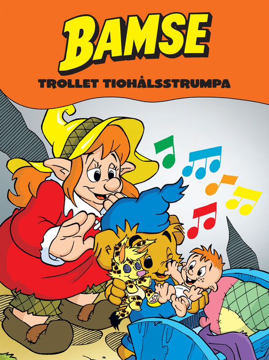 Bamse och trollet Tiohålsstrumpa (Läs & Lyssna) – E-bok