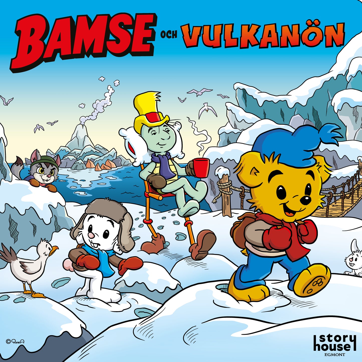 Bamse och vulkanön – Ljudbok