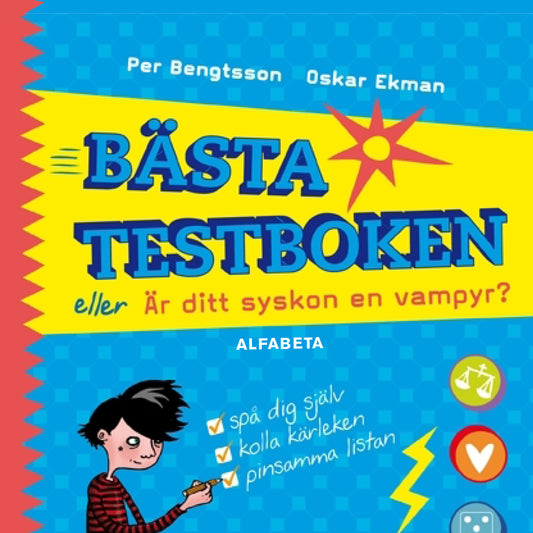Bästa testboken eller Är ditt syskon en vampyr? – Ljudbok