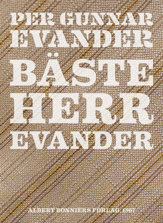 Bäste herr Evander – E-bok