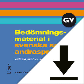Bedömningsmaterial i svenska som andraspråk 1-3, gymnasiet (nedladdningsbar)