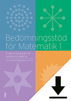 Bedömningsstöd för Matematik 1 (nedladdningsbar)