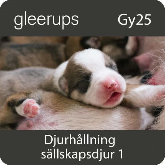 BokGym Djurhållning - sällskapsdjur 1, dig, elev, 12 m, Gy25