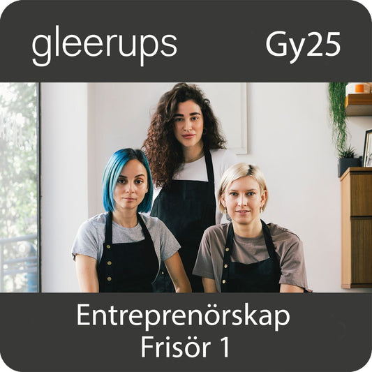 BokGym Entreprenörskap 1, Frisör, dig, lärare, 12 mån, Gy25 (OBS! Endast för lärare)