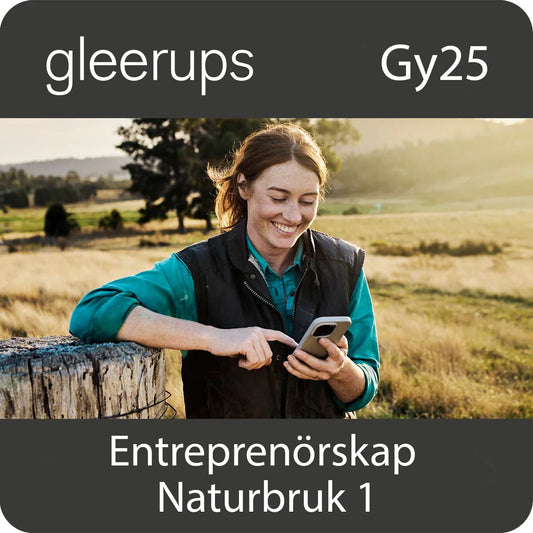 BokGym Entreprenörskap 1, Naturbruk, dig, lärare, 12 m, Gy25 (OBS! Endast för lärare)