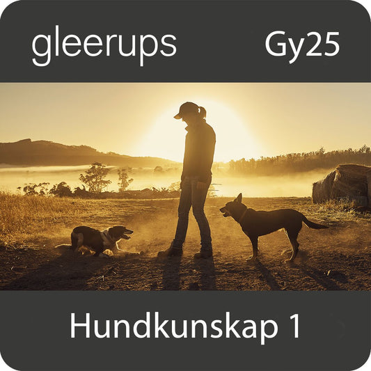 BokGym Hundkunskap 1, digitalt läromedel, elev, 12 mån, Gy25