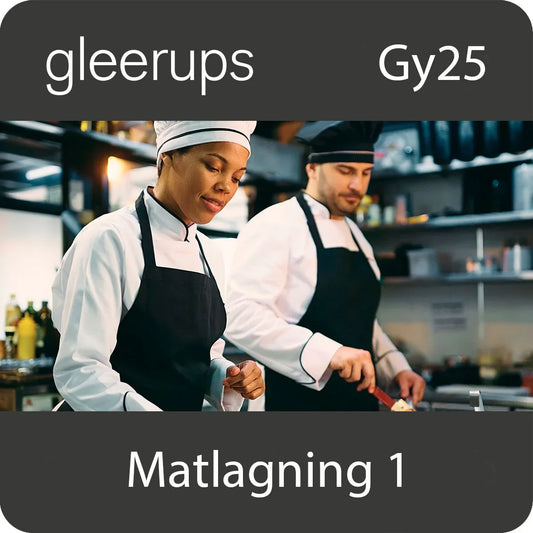 BokGym Matlagning 1, digitalt läromedel, elev, 12 mån, Gy25