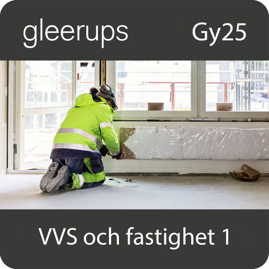 BokGym VVS och fastighet 1, digitalt, lärare, 12 mån, Gy25 (OBS! Endast för lärare)