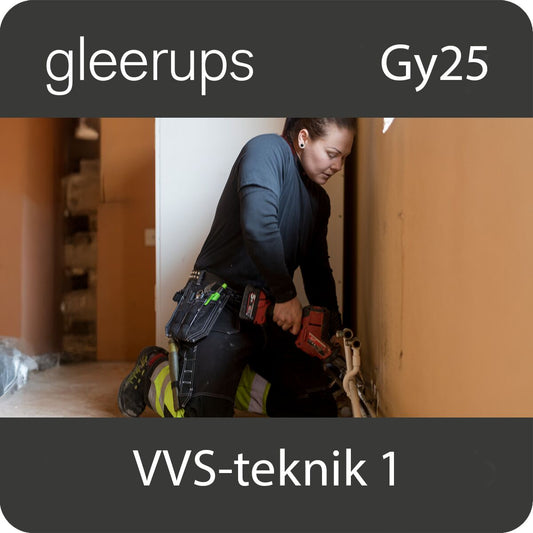 BokGym VVS-teknik 1, digitalt, lärare, 12 mån, Gy25 (OBS! Endast för lärare)