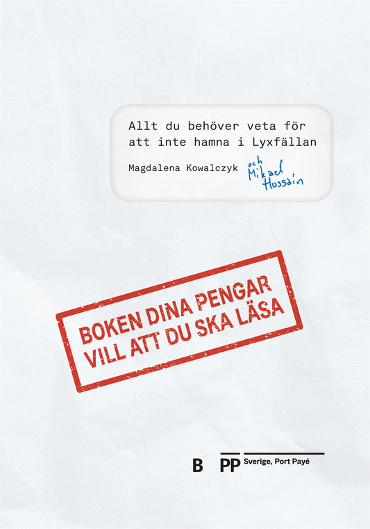 Boken dina pengar vill att du ska läsa – E-bok