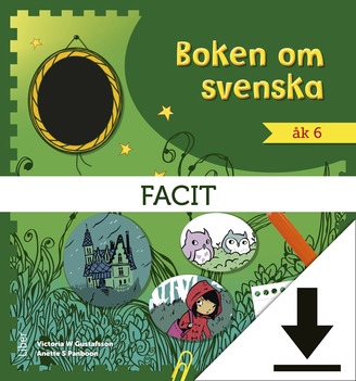 Boken om svenska åk 6 Facit (nedladdningsbar)