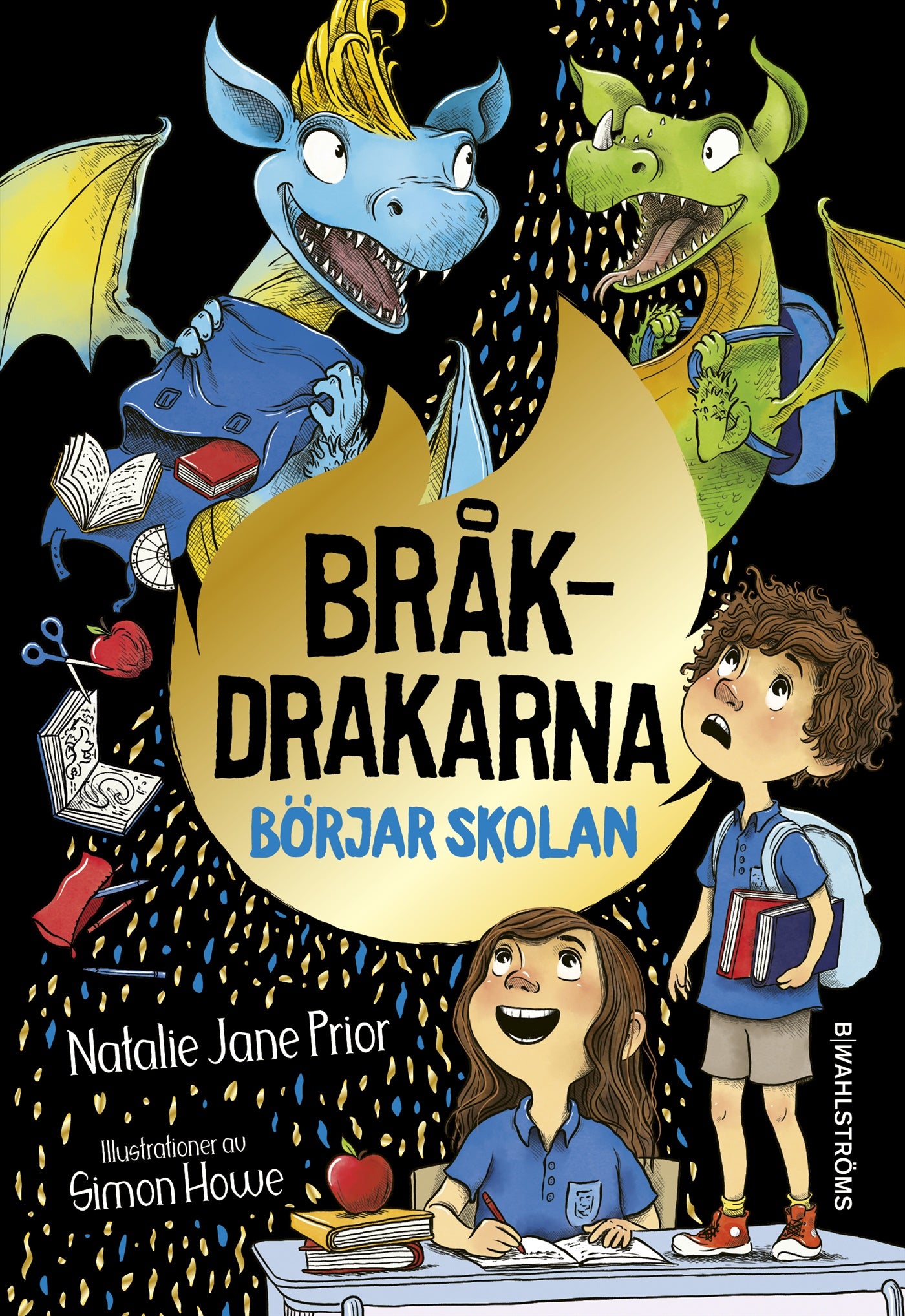 Bråkdrakarna börjar skolan – E-bok