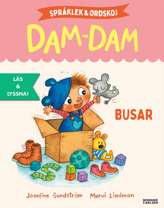Busar. Språklek och ordskoj med Dam-Dam. (e-bok + ljud) – E-bok