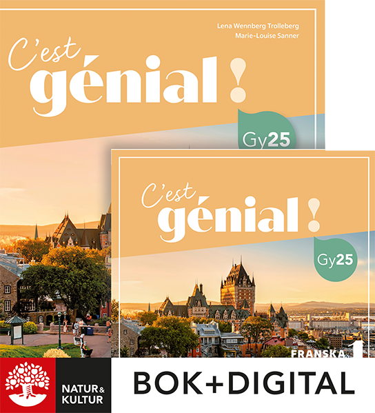 C'est génial ! Franska Fortsättning 1 Paket Bok+Digital