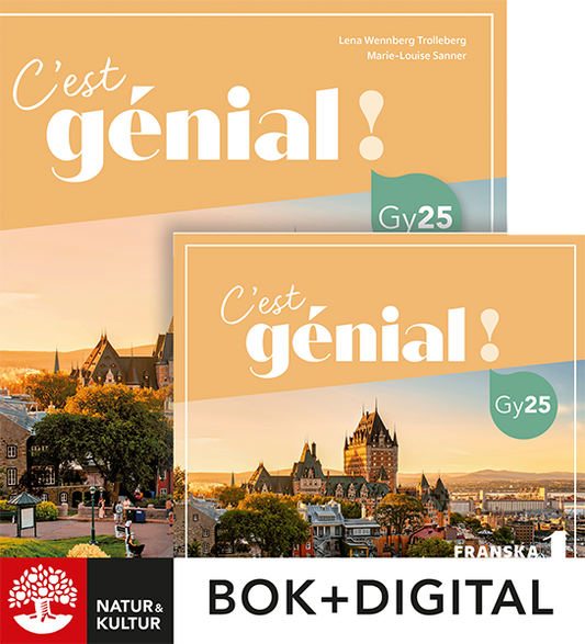 C'est génial ! Franska Fortsättning 1 Paket Bok+Digital