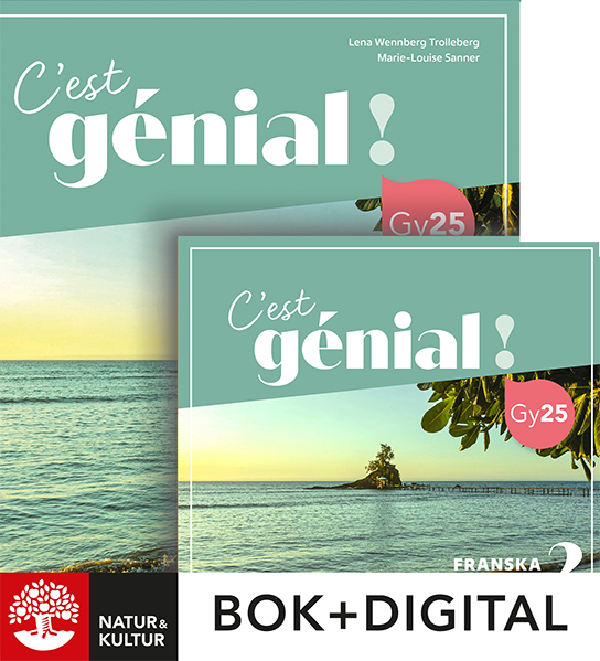 C'est génial ! Franska Fortsättning 2 Paket Bok+Digital