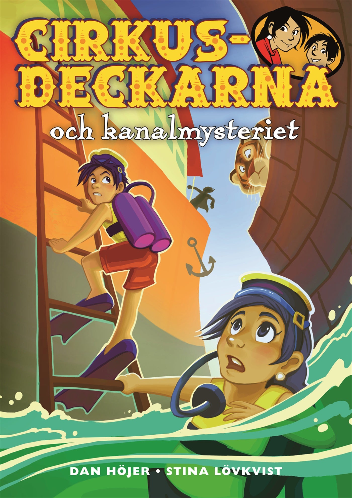 Cirkusdeckarna och kanalmysteriet – E-bok