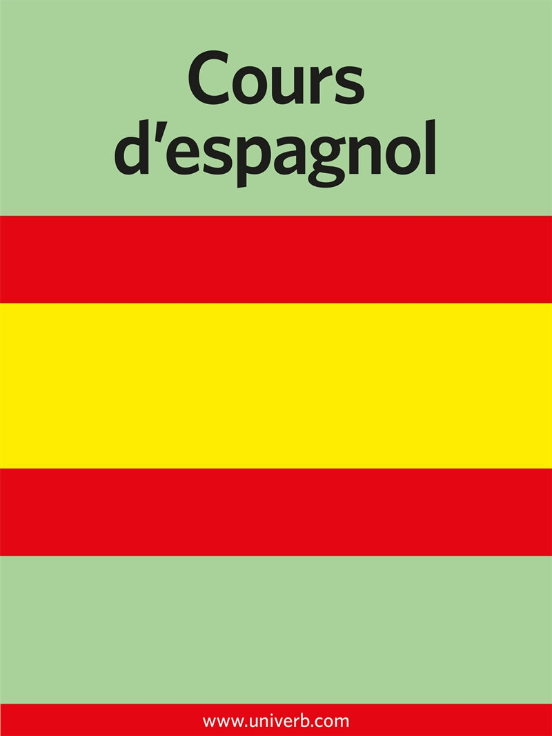Cours d’espagnol – E-bok