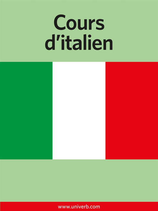 Cours d’italien – E-bok