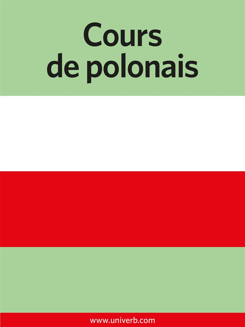 Cours de polonais – E-bok