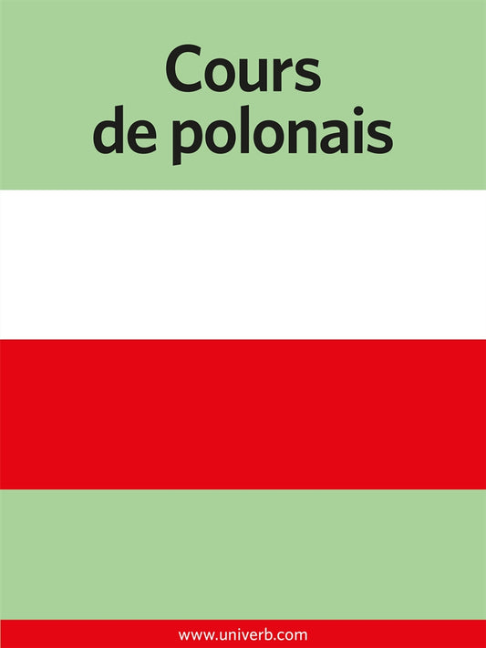 Cours de polonais – E-bok