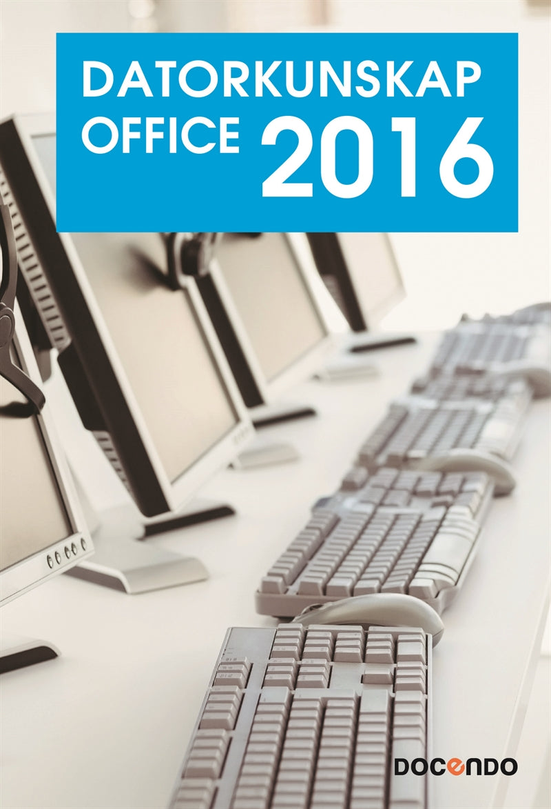 Datorkunskap Office 2016 – E-bok