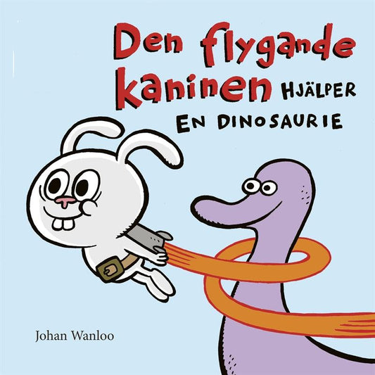 Den flygande kaninen hjälper en dinosaurie – Ljudbok