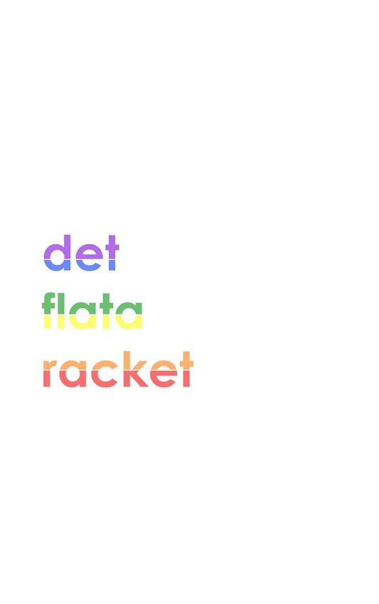 Det flata racket 1.0 – E-bok