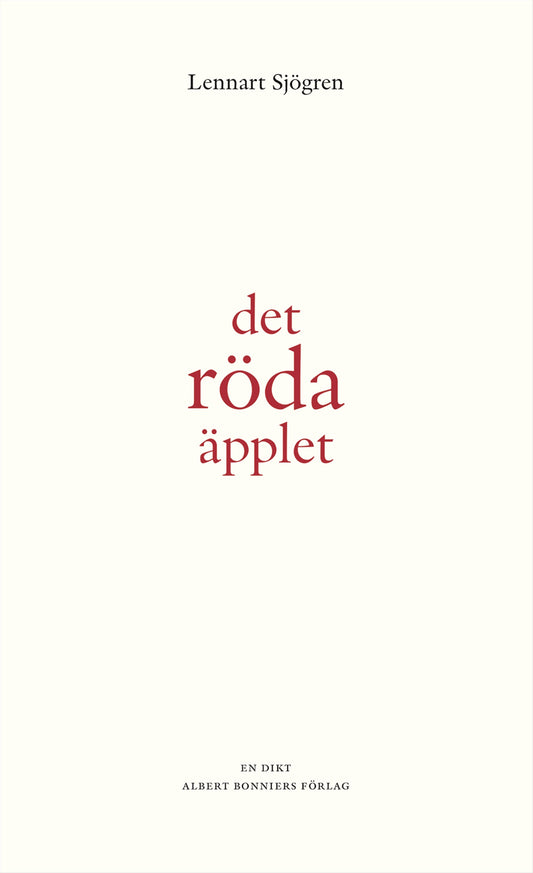 Det röda äpplet : en dikt – E-bok